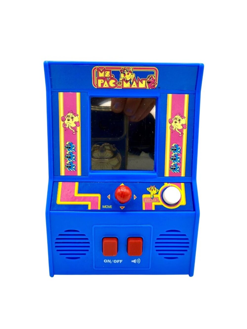 MS PAC-MAN MINIATURE ARCADE VIDEO GAME - 2018 BANDAI NAMCO!  RETRO CLASSIC!!